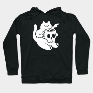 Cat and Skull Mug Hoodie